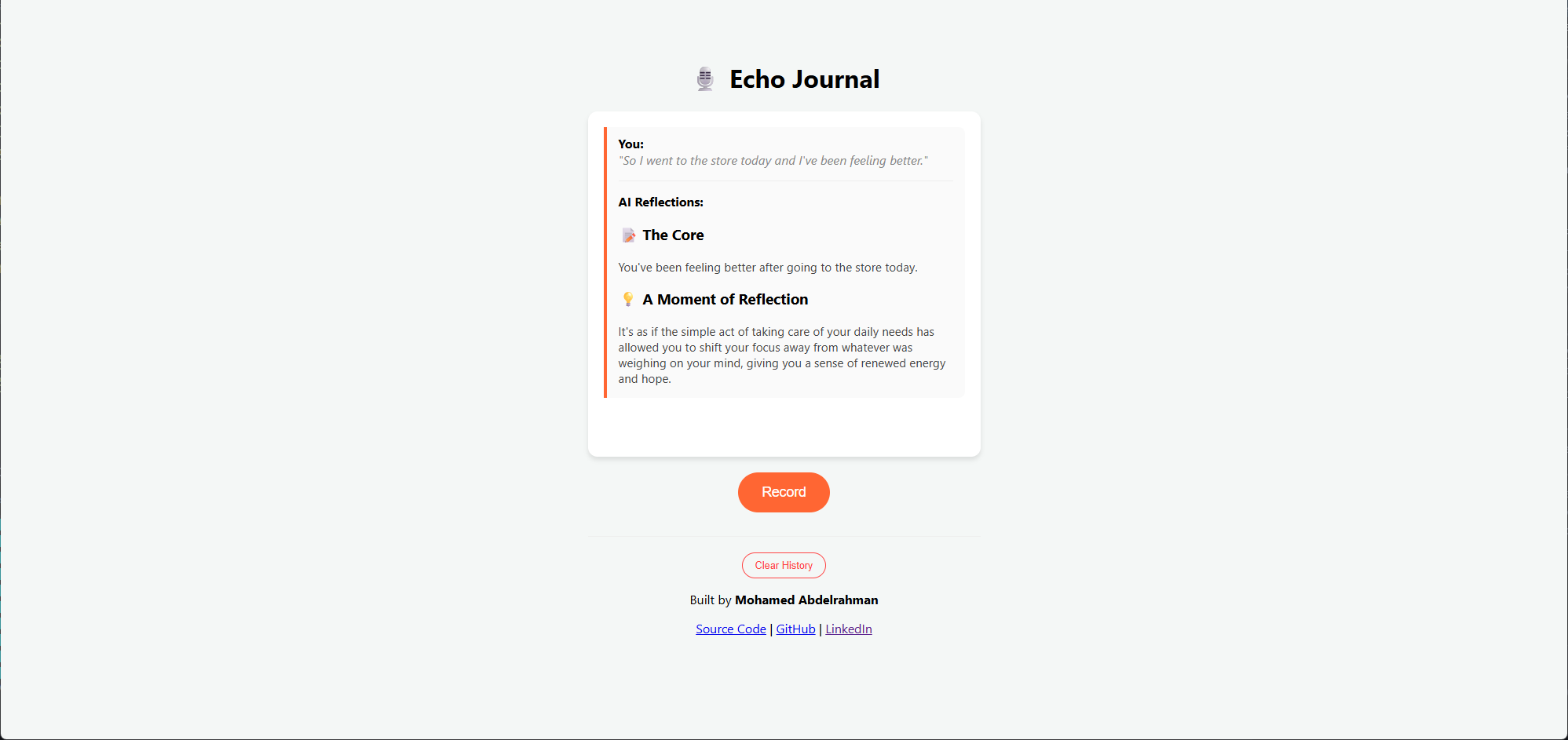 Echo Journal